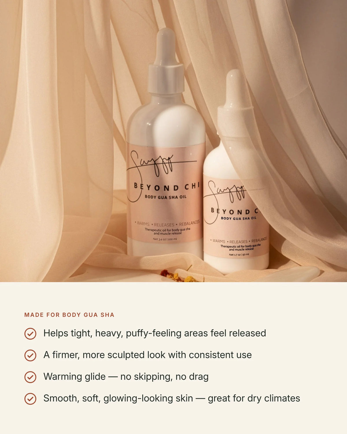 Sangyay x Beyond Chi Body Gua Sha Oil